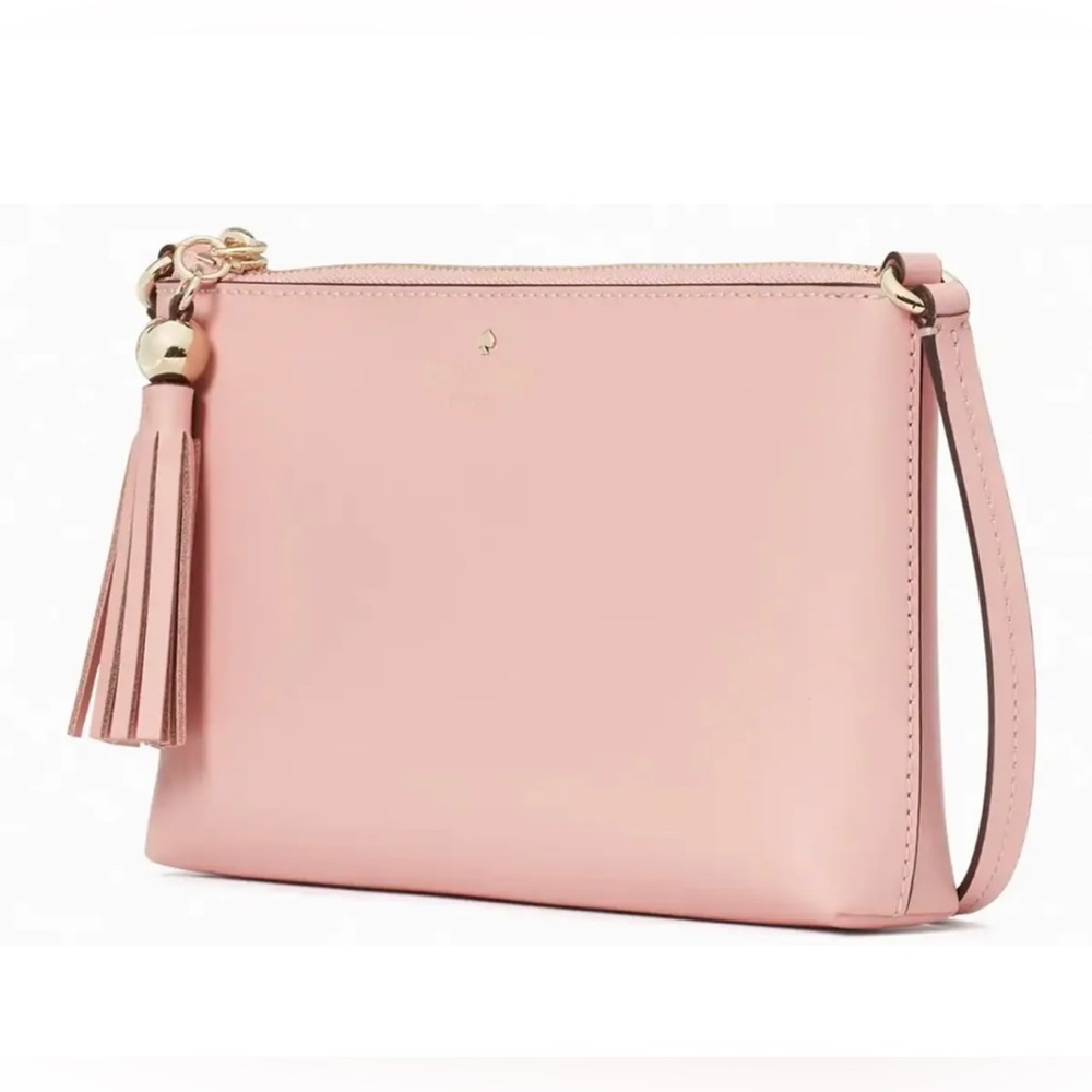 Kate Spade Ivy Street Donut Pink Smooth Leather Crossbody WKRU4856 NWT $198 FS